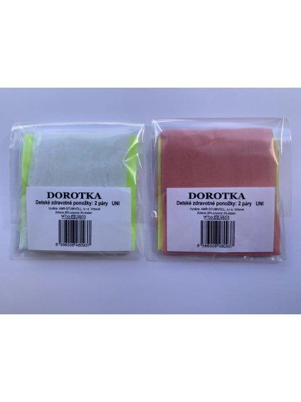 56 ponozky detske dorotka 2 pary