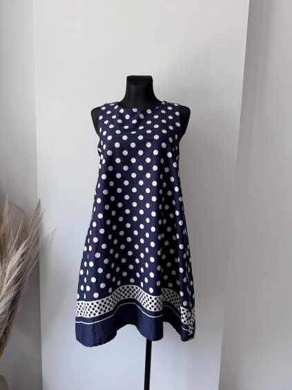 LETNÉ NAVY ŠATY DOTTIE