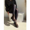 NÍZKE ČIŽMY MYRA - ČOKOLÁDOVÁ