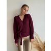Zavinovací svetrík - BORDOVÁ
