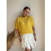 Uzlíkový svetrík - ŽLTÁ