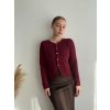 Svetrík na gombíky JOE - BORDOVÁ