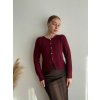 Svetrík na gombíky JOE - BORDOVÁ