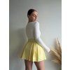 ŽLTÝ PLISOVANÝ SKORT - LOLLI