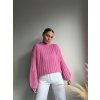 PLETENÝ SVETRÍK ZUMMI - RUŽOVÁ