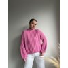 PLETENÝ SVETRÍK ZUMMI - RUŽOVÁ