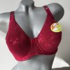 Jemne vystužená podprsenka s kosticami 8036 bordová
