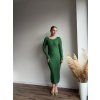 ÚPLETOVÉ ŠATY ESY - ZELENÁ