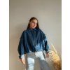 VIRÁLNA BOMBER BUNDA NEIRA - DENIM