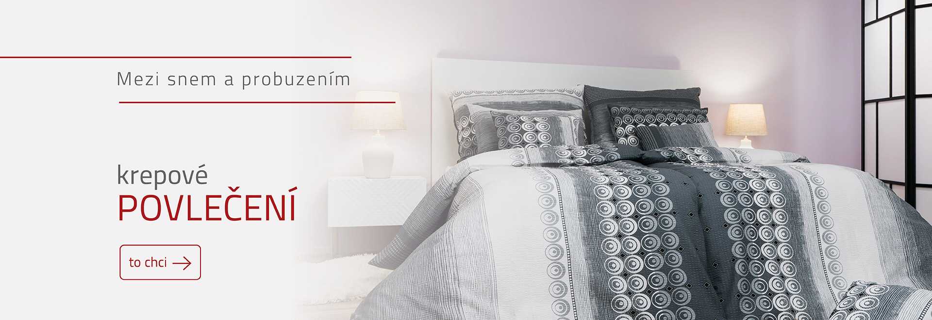 Krepové povlečení