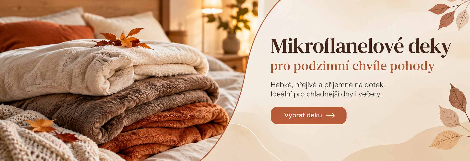 Mikroflanelové deky hebké, hřejivé, příjemné na dotek