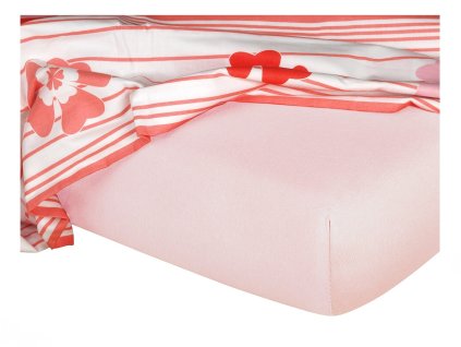 Jersey prostěradlo pudrové (Rozměr 140x220x20)