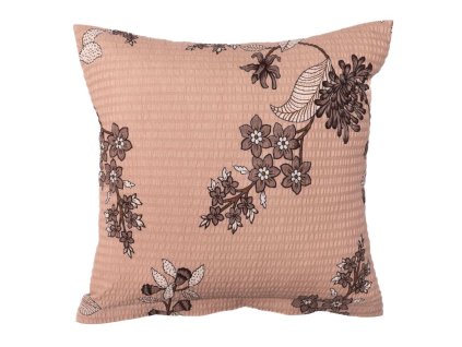 Povlak na polšář krep Klaudie světle hnědá (Rozměr 40x40)