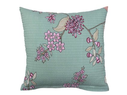 Povlak na polštář krep Klaudie zelená (Rozměr 40x40)
