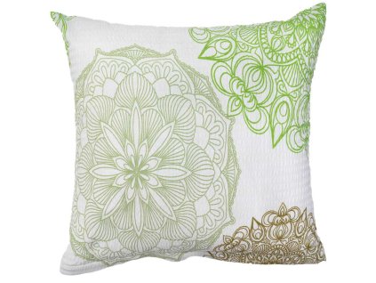 Povlak na polšář krep Magic světle zelená (Rozměr 40x40)