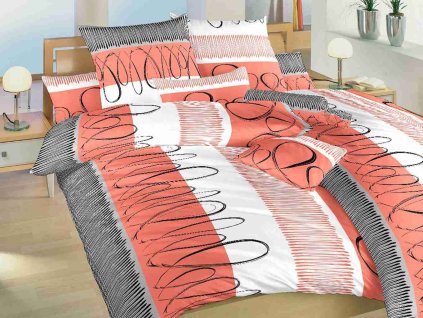 povleceni flanel evelina losos dadka vracov