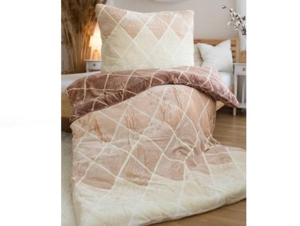 Povleceni mikroflanel kary bezove dadka vracov