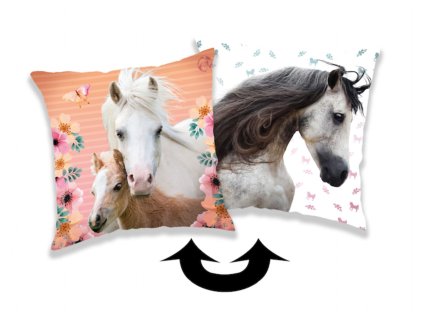 Detsky polstarek s flitry horse square dadka vracov