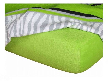Froté prostěradlo kiwi (Rozměr 160x220x20)