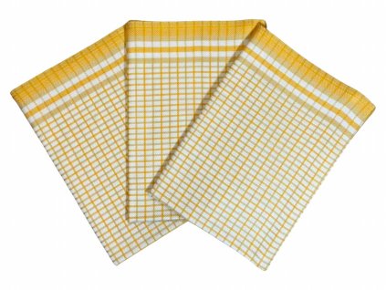 kuchynske uterky kostka mala zluta 3ks dadka vracov