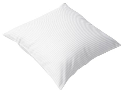 Povlak na polštář atlas grádl bílý proužek 0,4 cm (Rozměr 50x70)