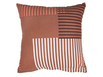 Povlak na polštář bavlna Patrik hnědý (Rozměr 40x40)