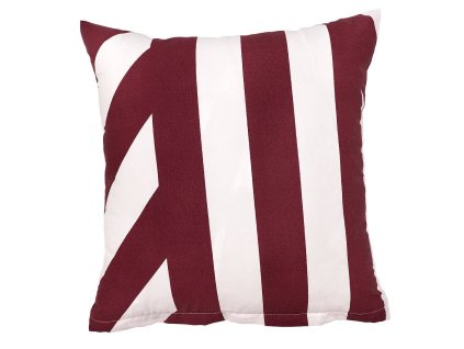 Povlak na polštář bavlna Zebra bordó (Rozměr 70x90)