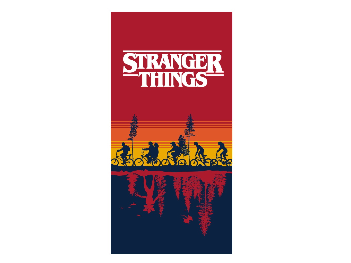 Osuška Stranger Things 70x140 cm