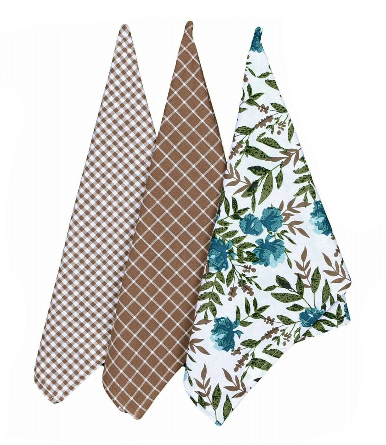 Bavlněné utěrky 45x70 cm Gardena modrá, 3 ks