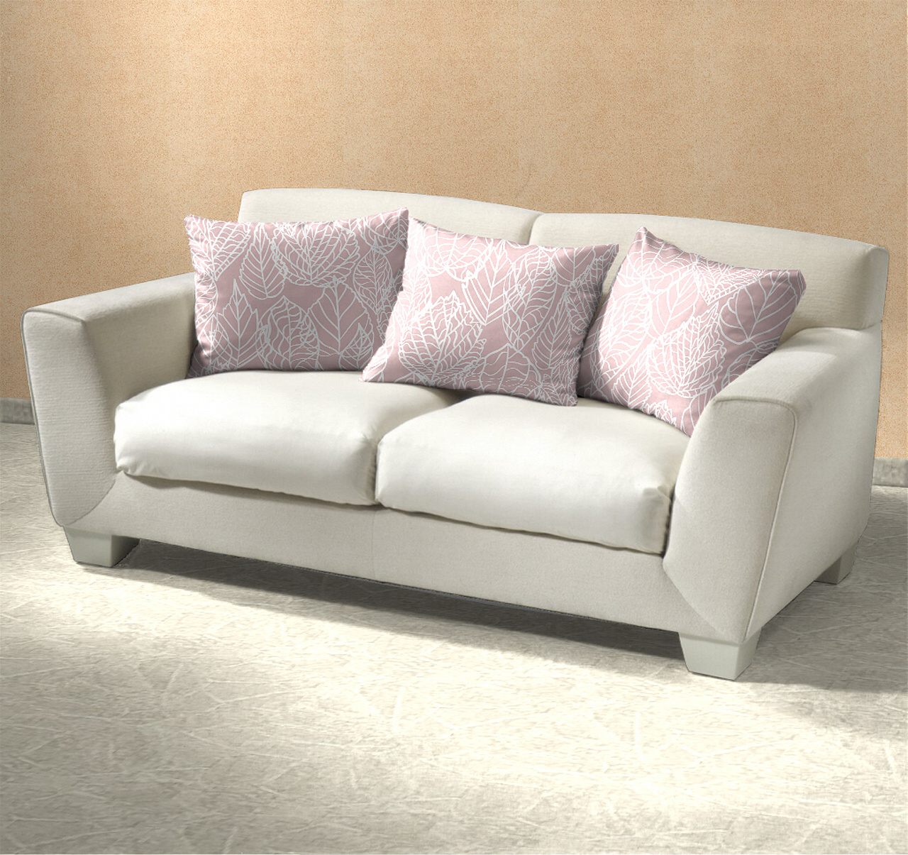 Povlečení bavlna Max pudrový 140x200, 70x90 cm