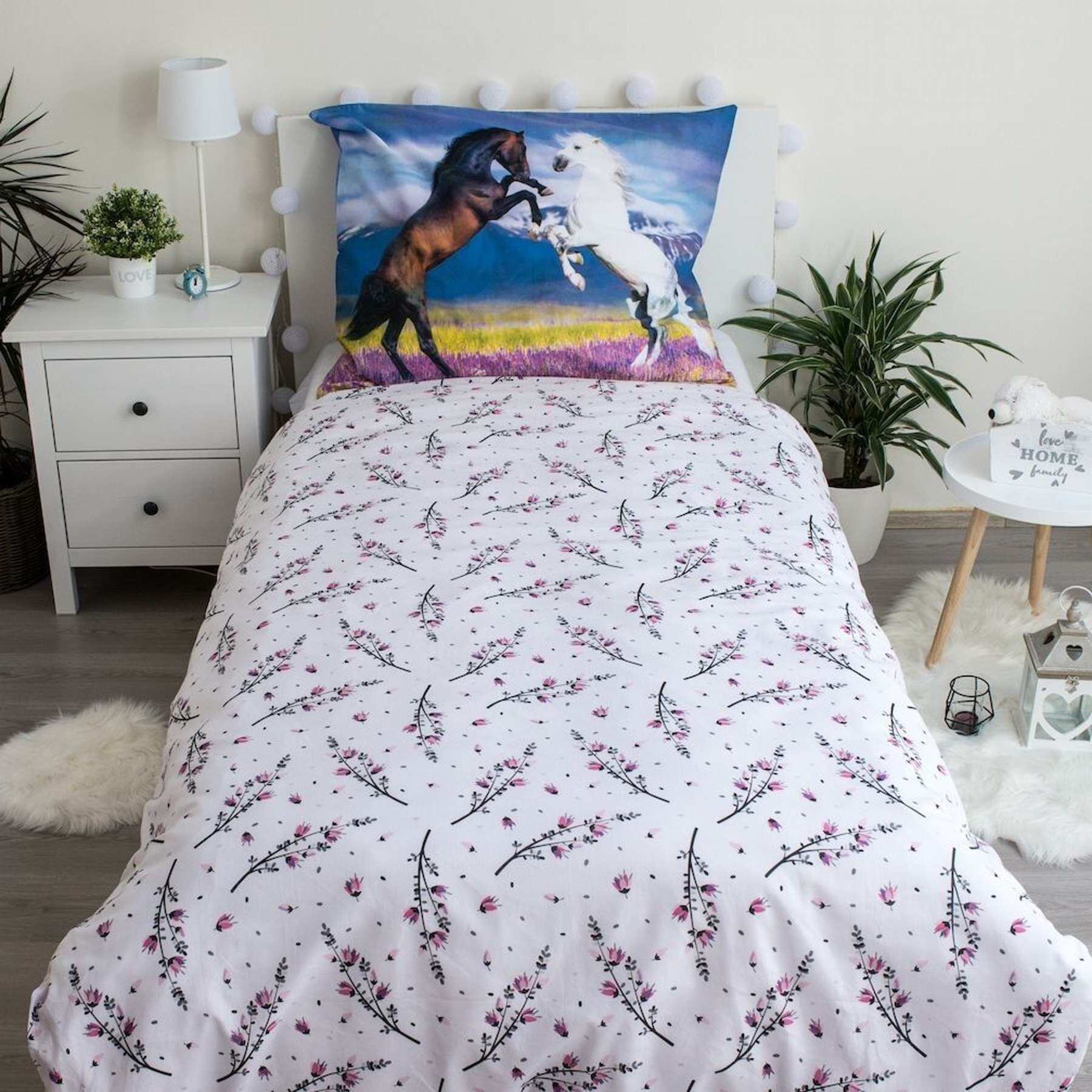 Povlečení fototisk Horse Meadow 140x200, 70x90 cm