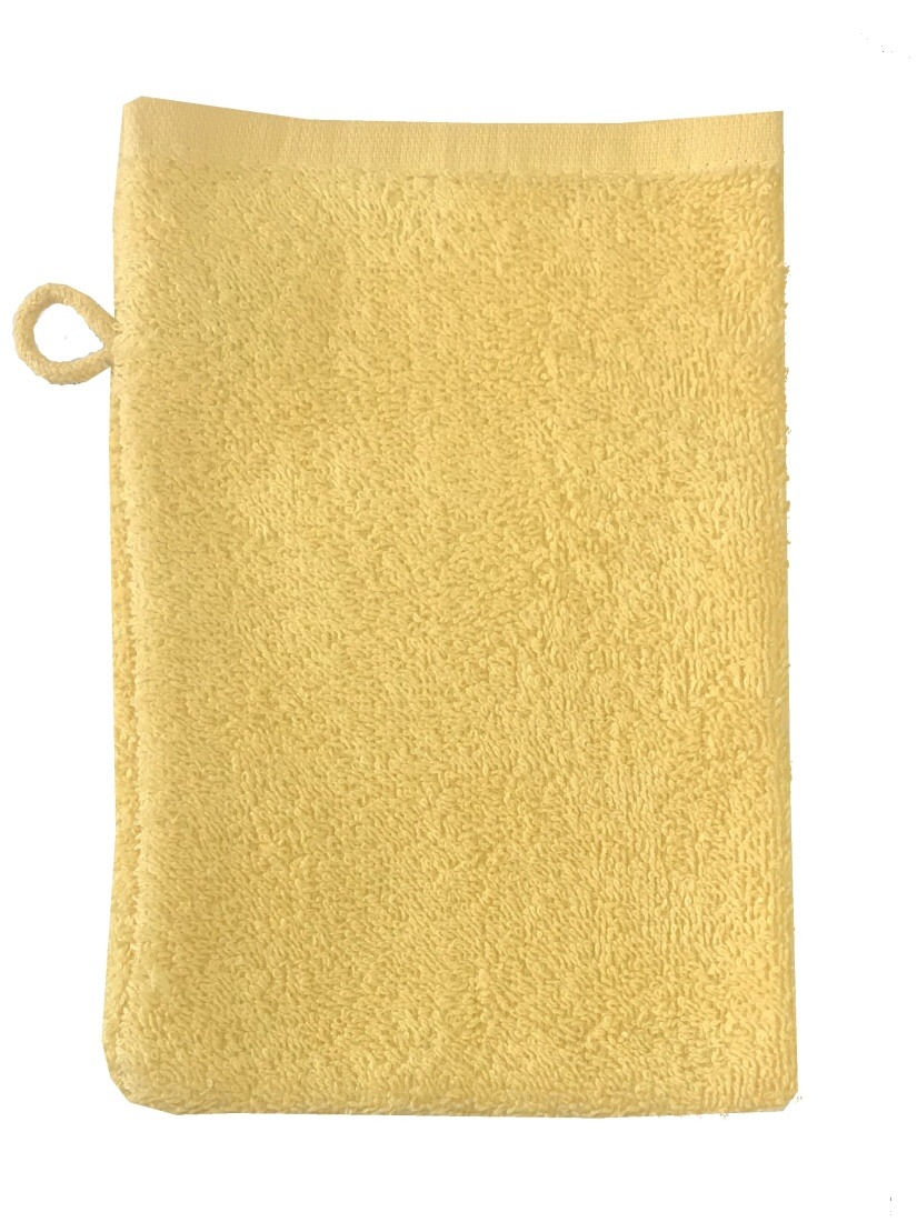 Froté žínka Classic 15x24 cm žlutá