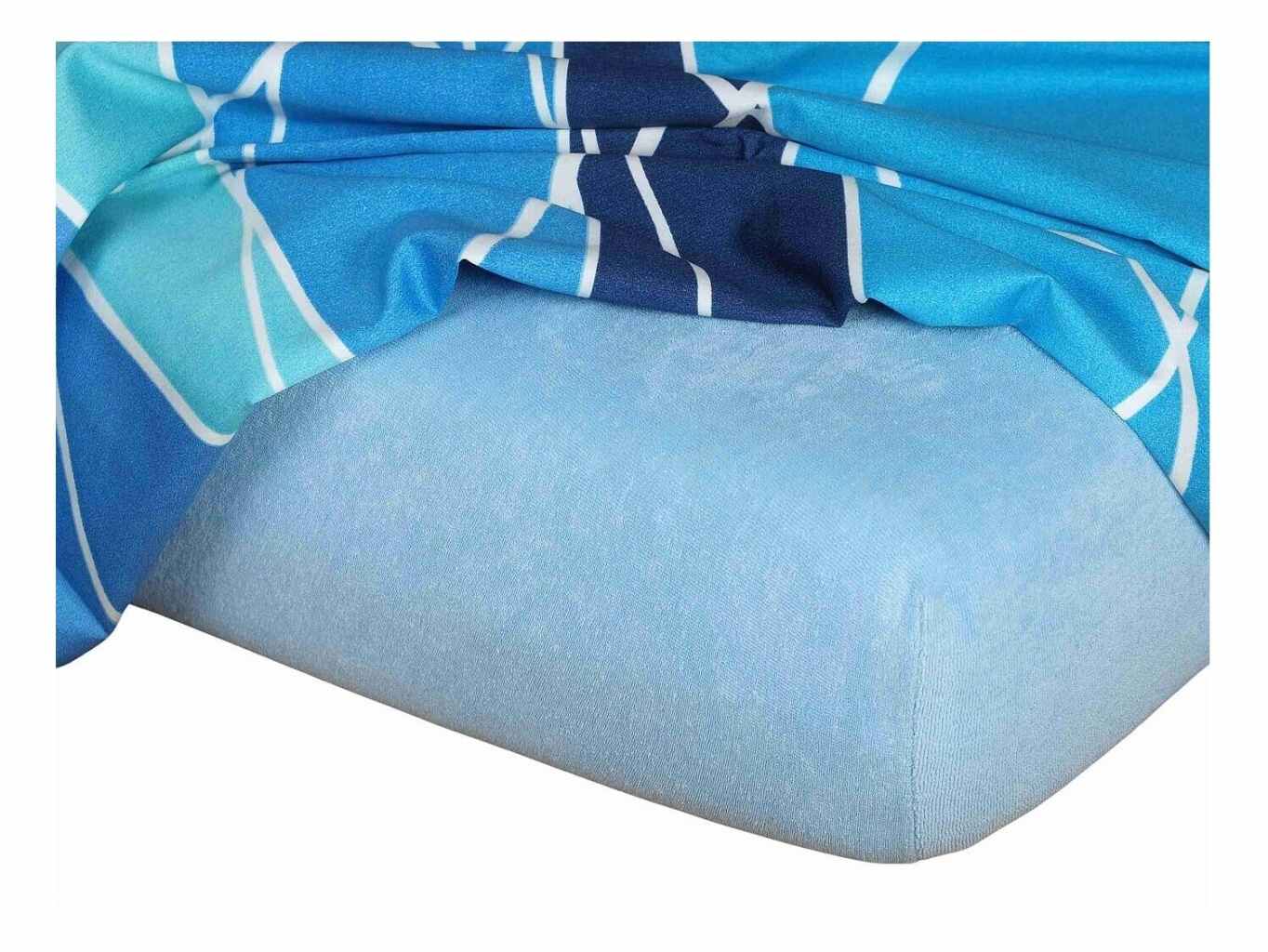 Froté prostěradlo 60x120x10 světle modré II.jakost