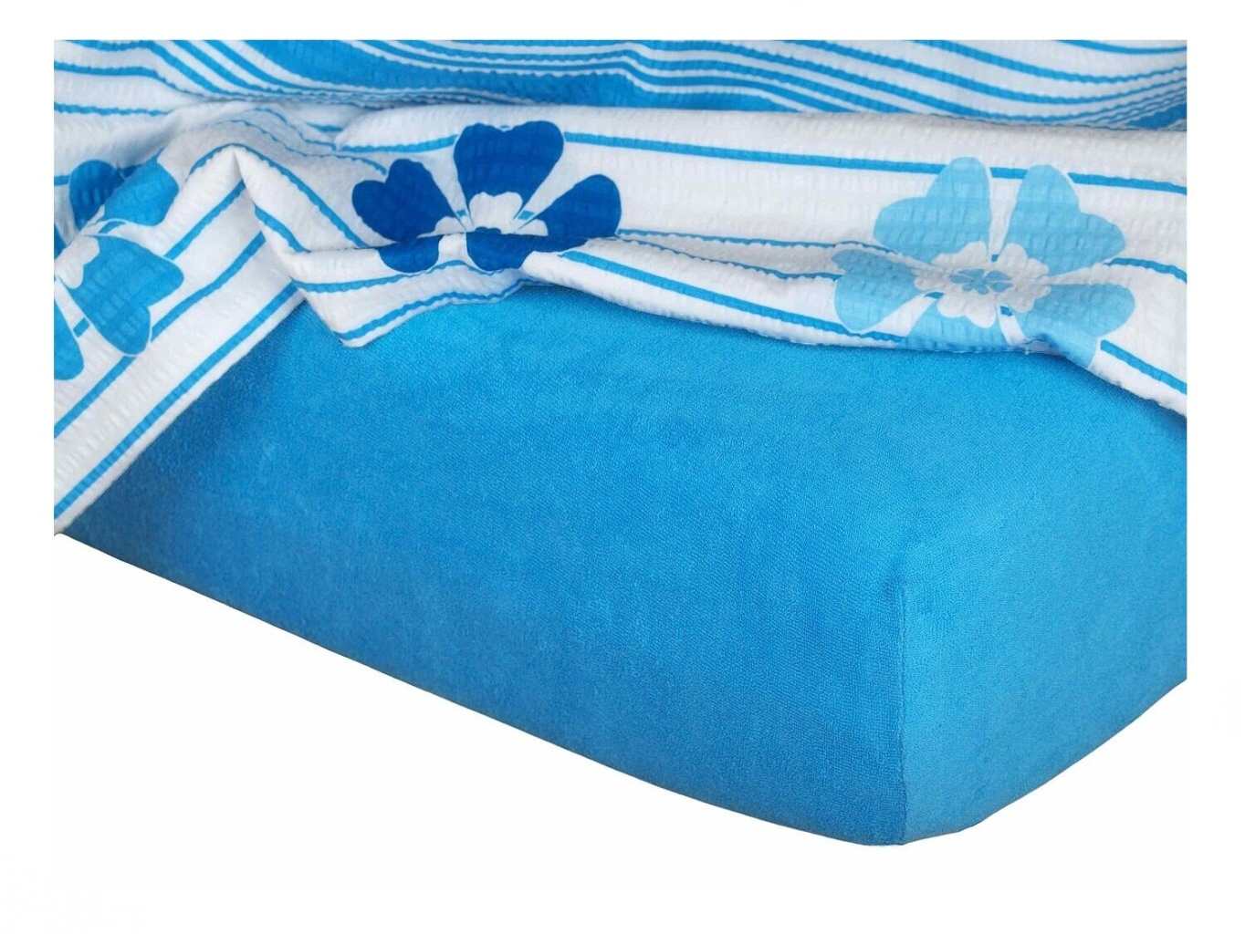 Froté prostěradlo 60x120x10 denim II.jakost