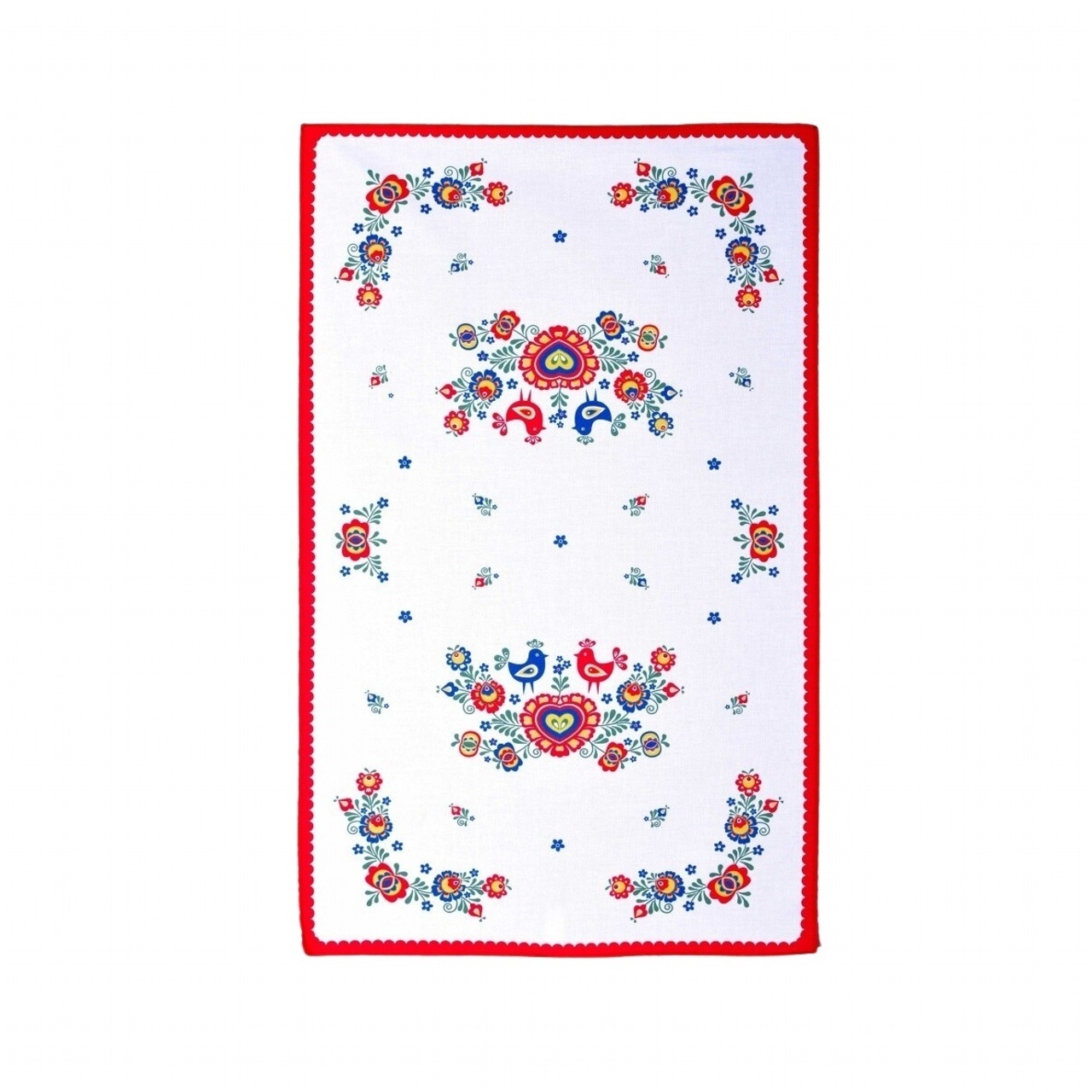 Utěrka Folklor červená 72x44 cm 1 ks