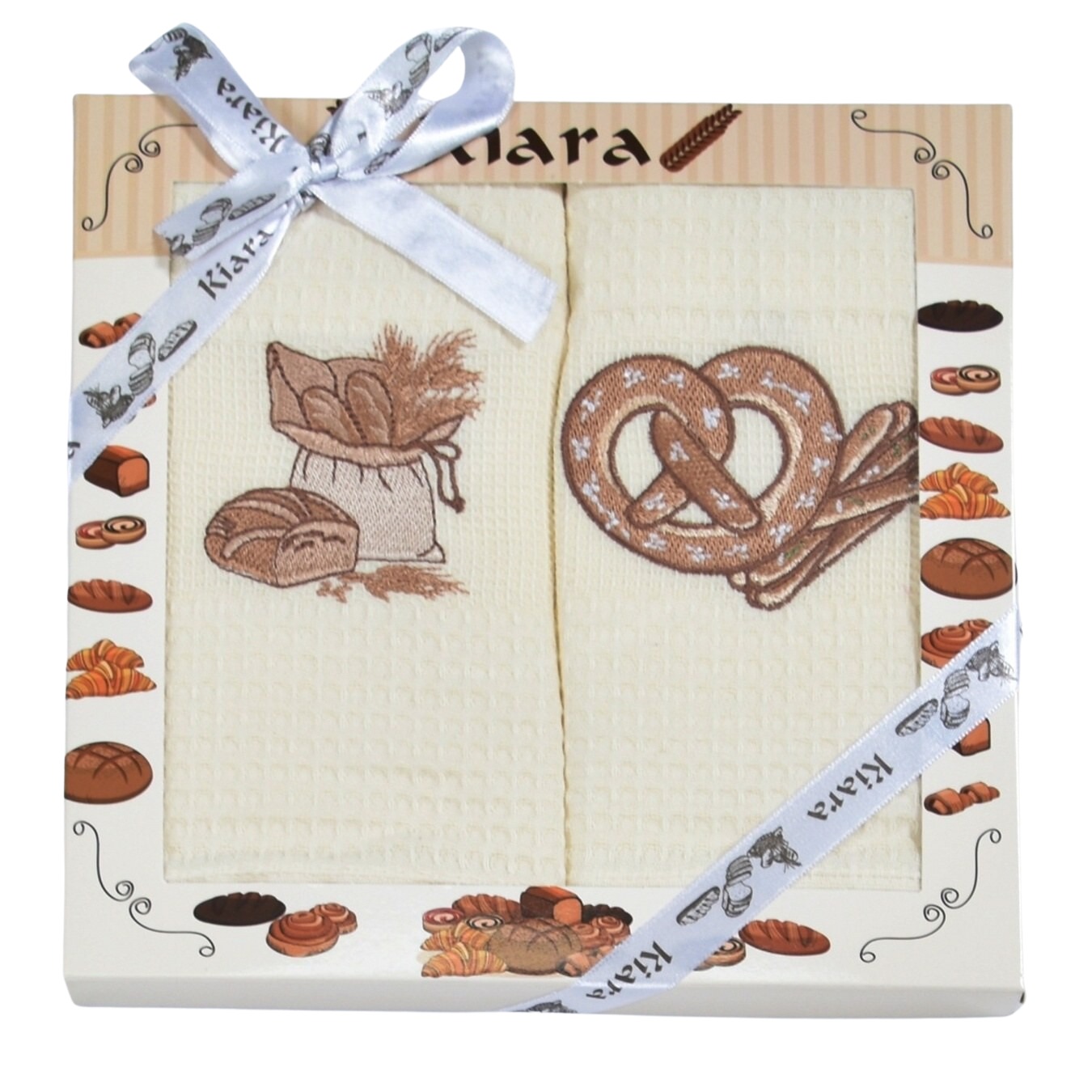 Dárková sada utěrek Kiara Pečivo 50x70 cm 2 ks
