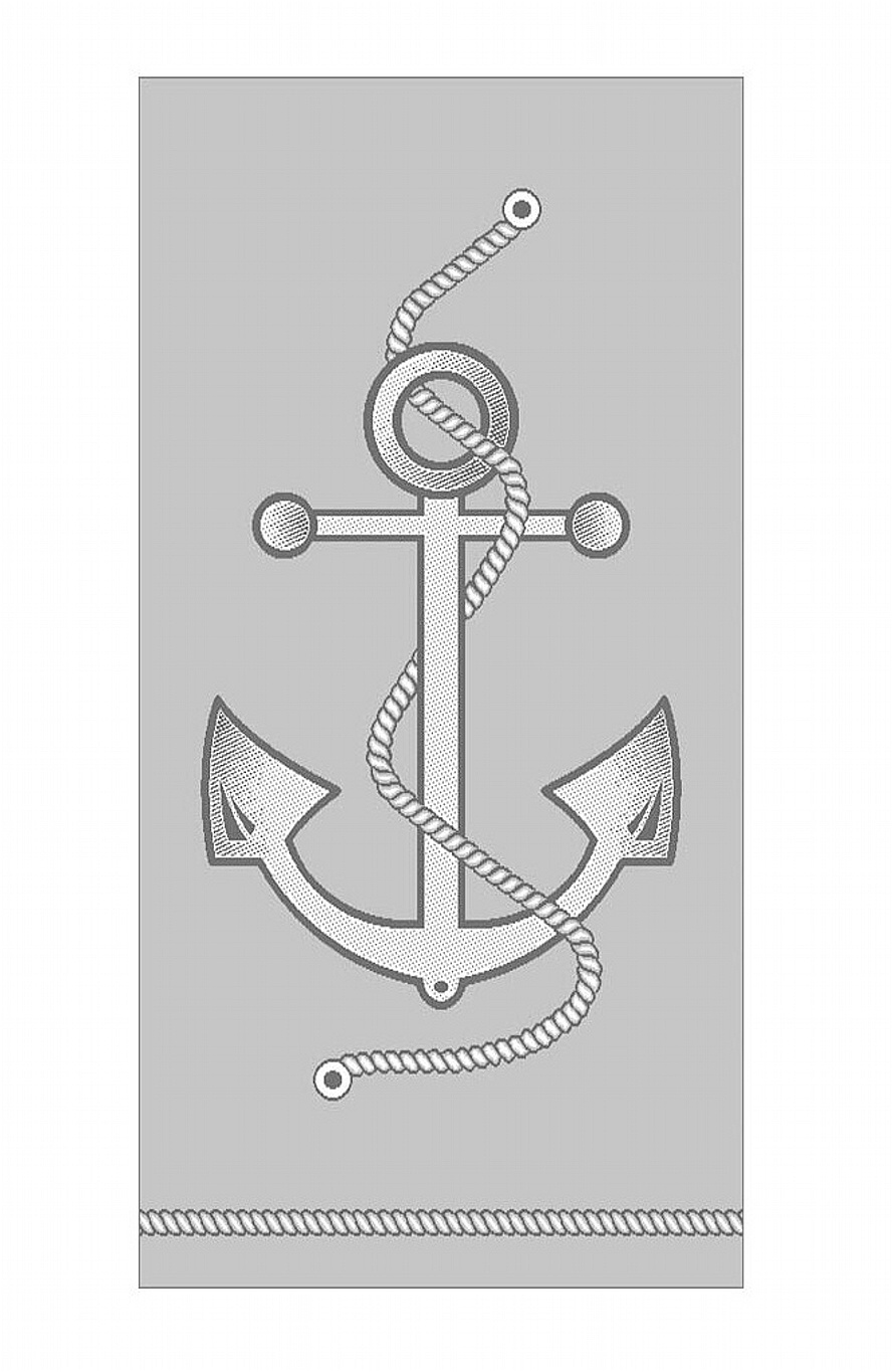 Plážová osuška GRANADA tmavě modrá 104x180 cm