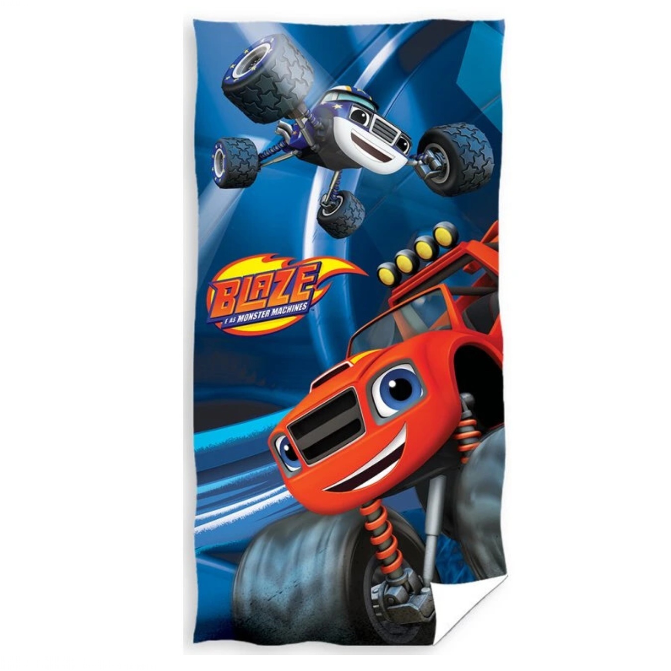 Osuška Plamínek a Čtyřkoláci Blaze a Darington 70x140 cm