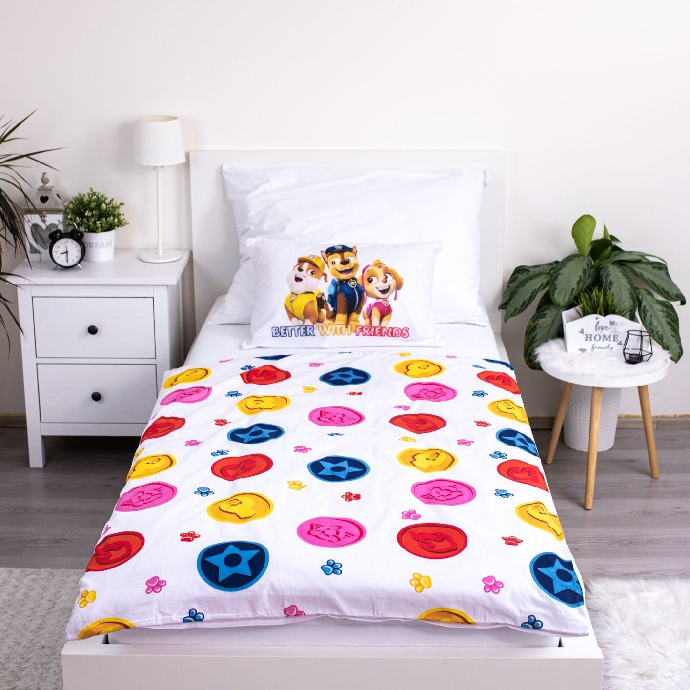 Povlečení do postýlky Paw Patrol 498 baby 100x135, 40x60 cm