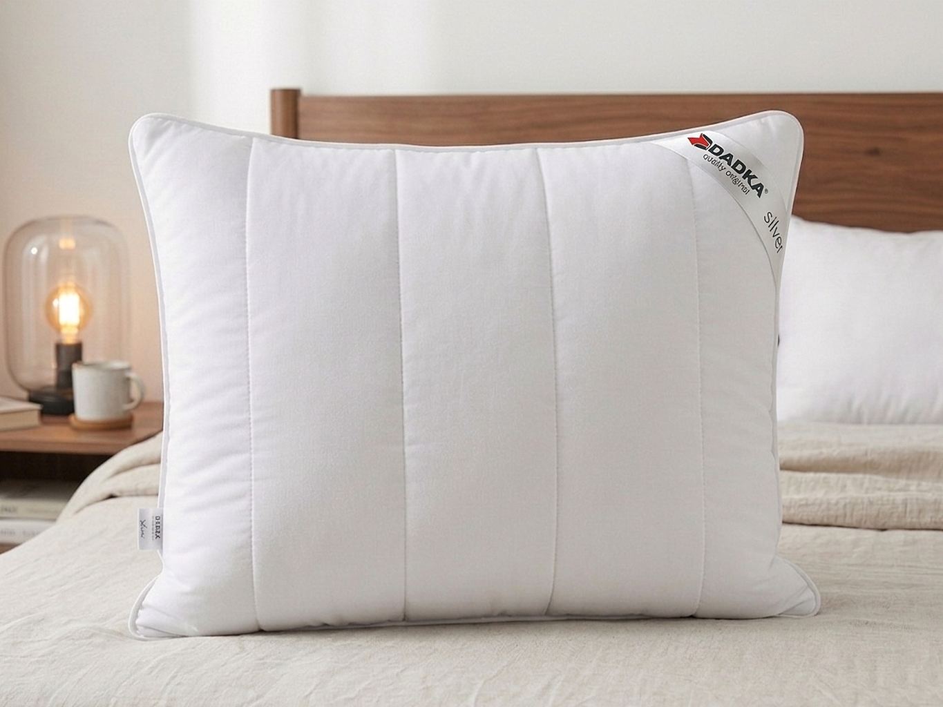 Polštář SILVER bílá 70x90 cm