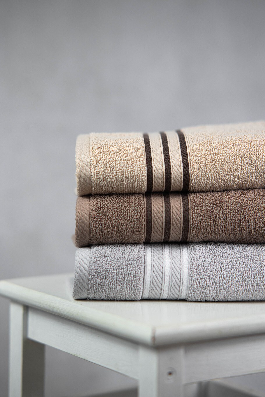 Ručník RELAX 50x90 cm světle šedá