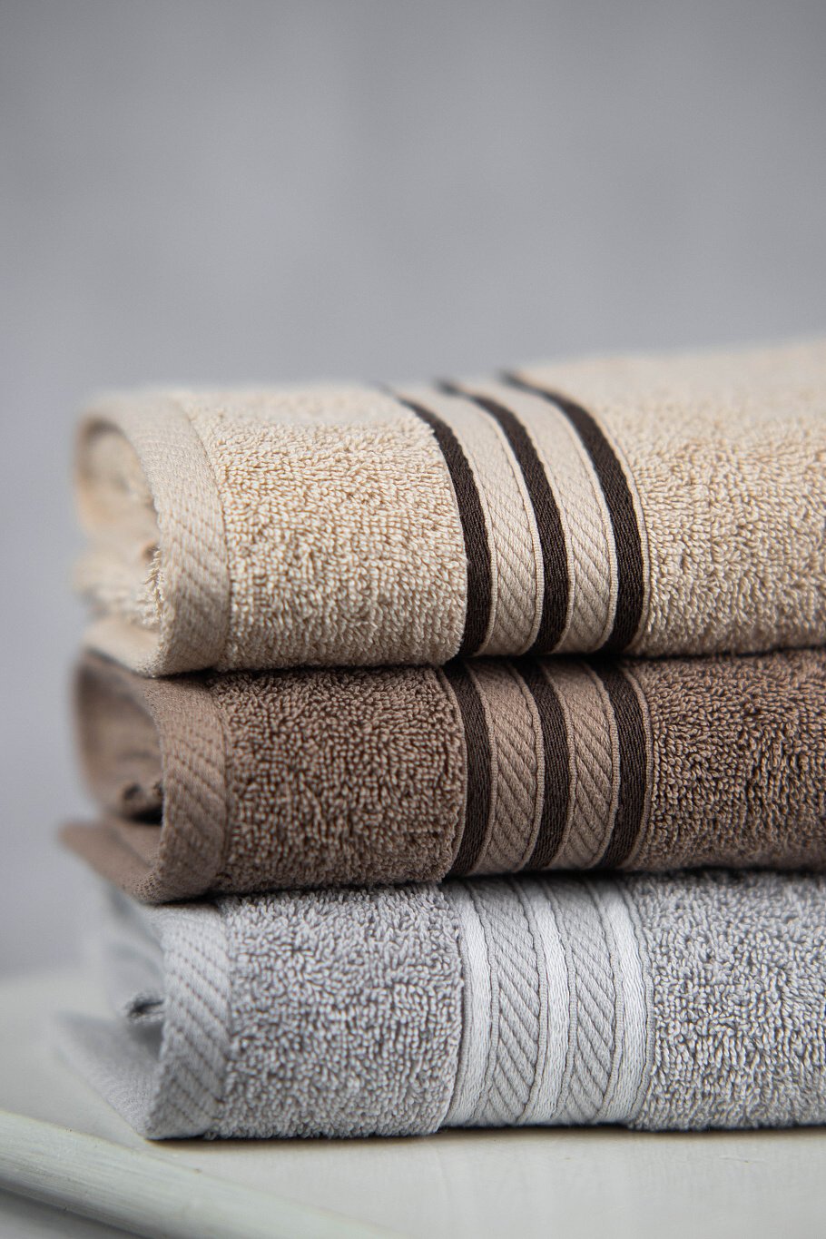 Ručník RELAX 50x90 cm světle šedá