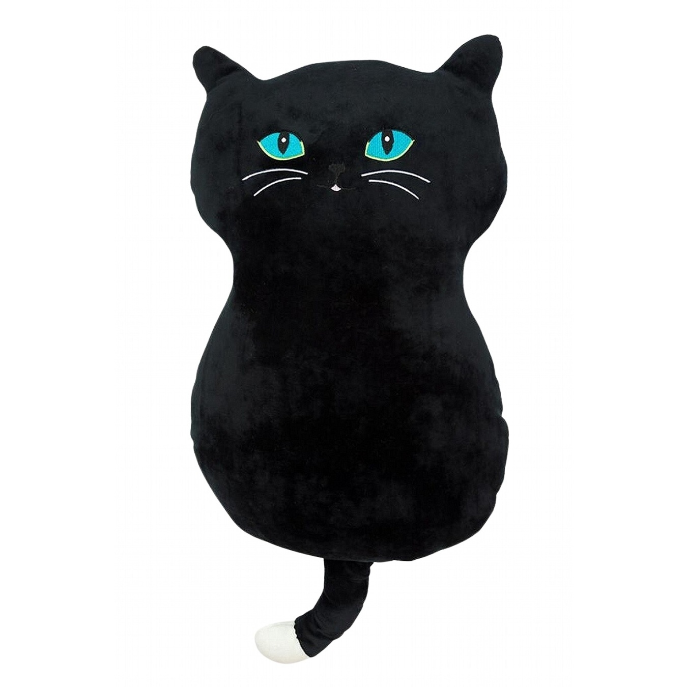 Polštářek mikrospandex Kočka černá 50x30 cm