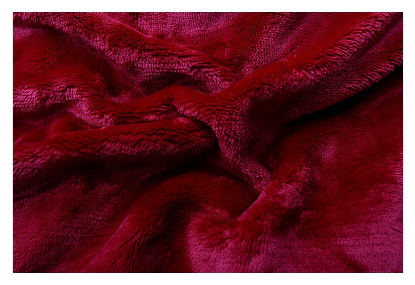 Prostěradlo mikroflanel bordó 90x200x20 cm