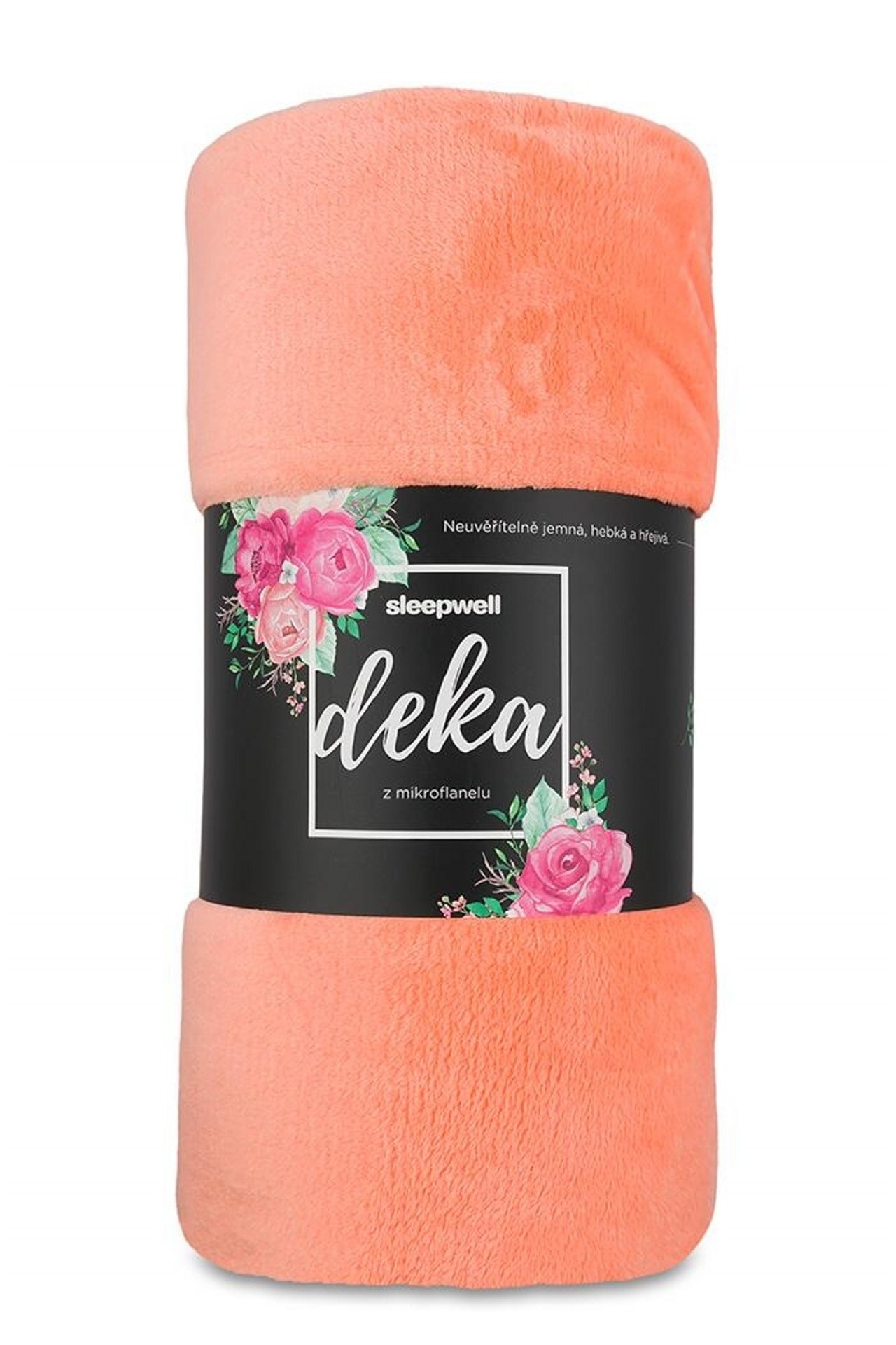 Deka MF UNI SLEEP WELL lososová 150x200 cm