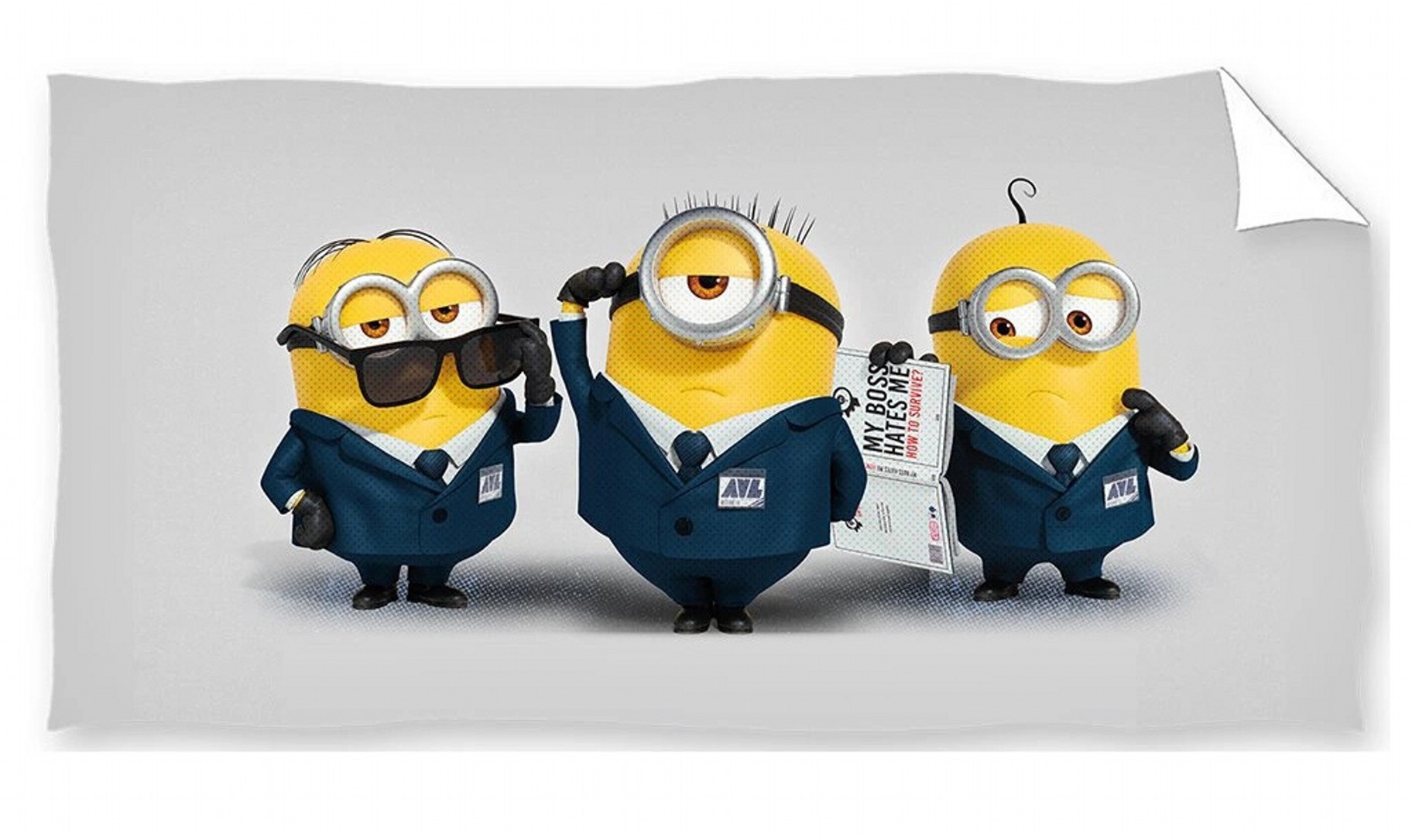 Osuška Mimoni Tajní agenti 70x140 cm