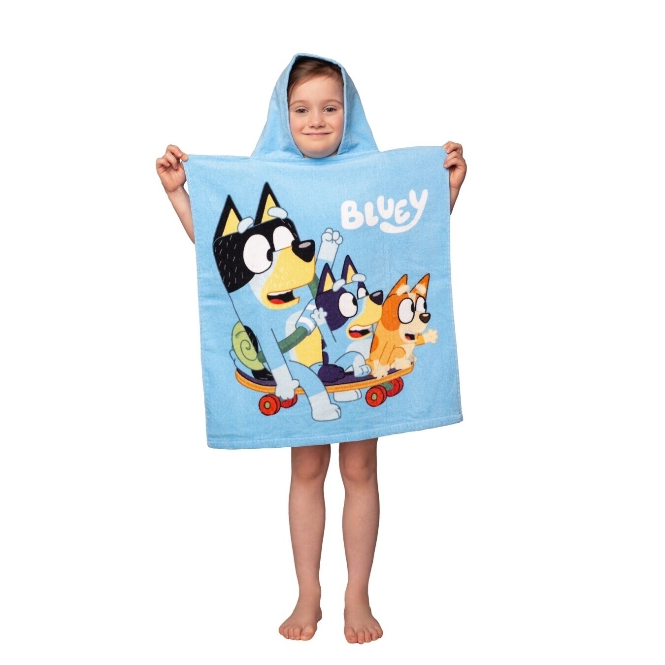 Plážová osuška pončo Bluey Skate 50x115 cm