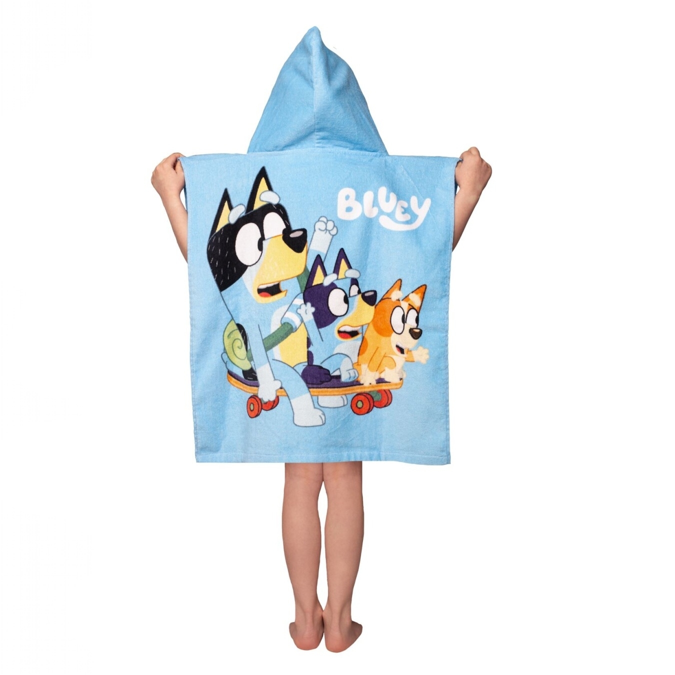 Plážová osuška pončo Bluey Skate 50x115 cm