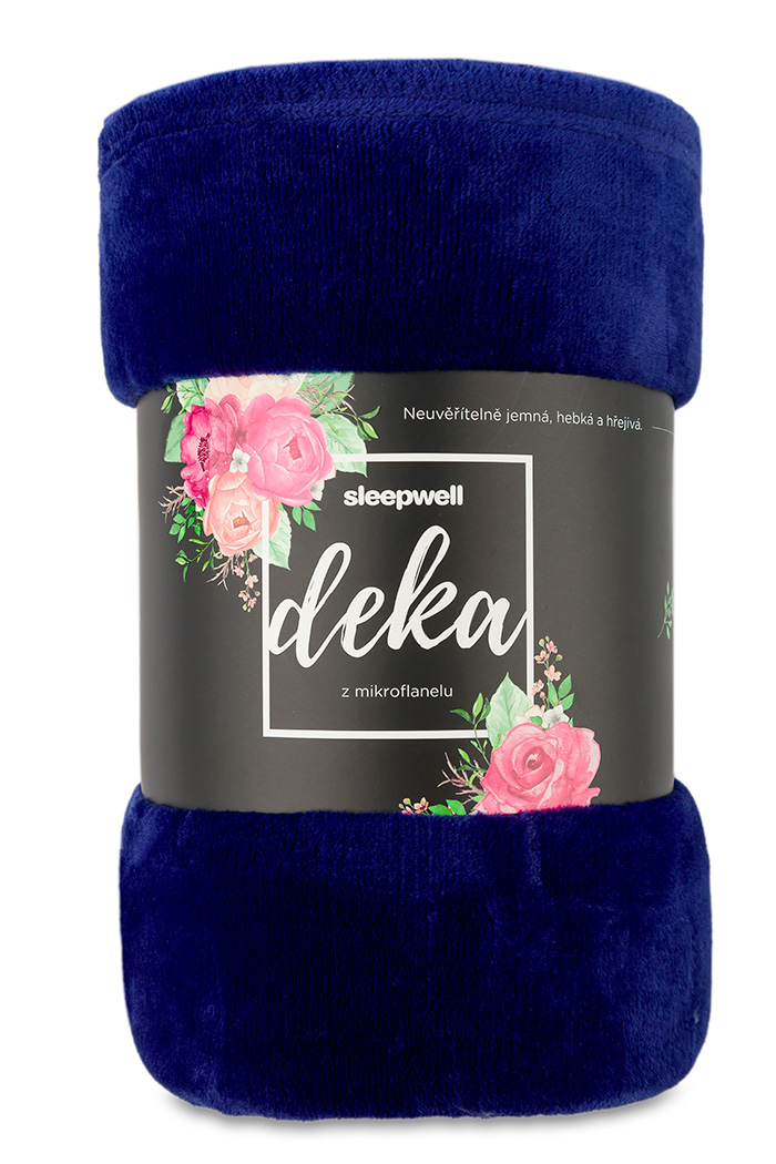 Deka MF UNI SLEEP WELL švestková 150x200 cm