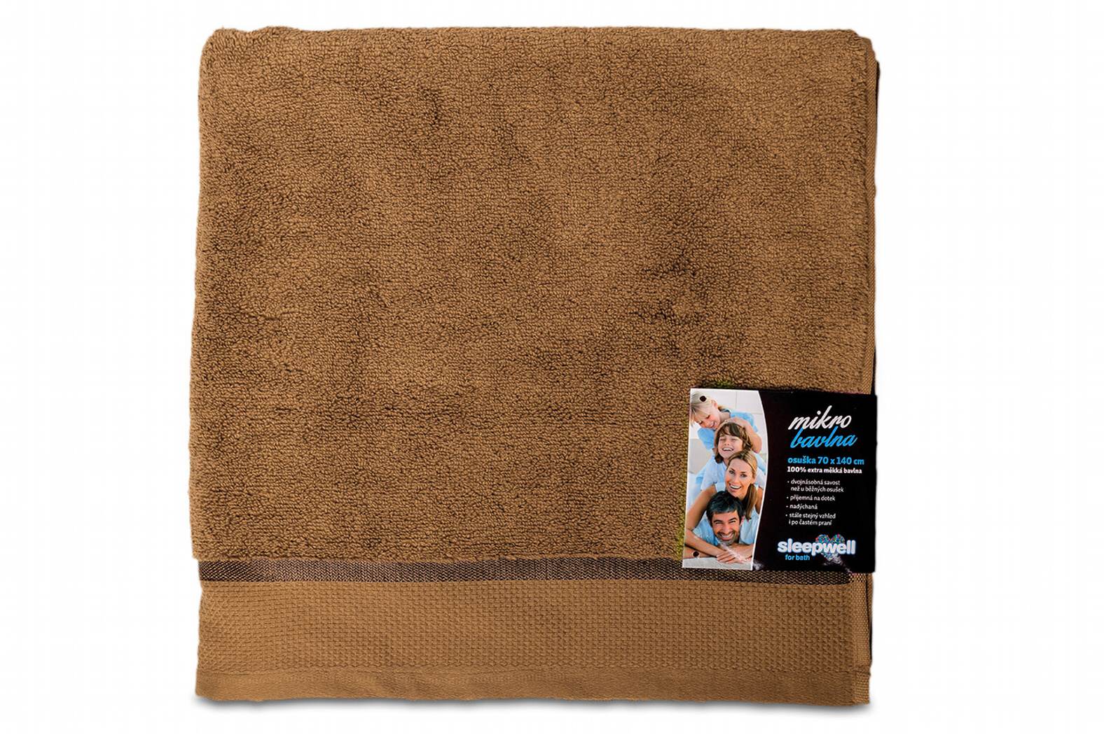 Osuška Star 70x140 cm okrová